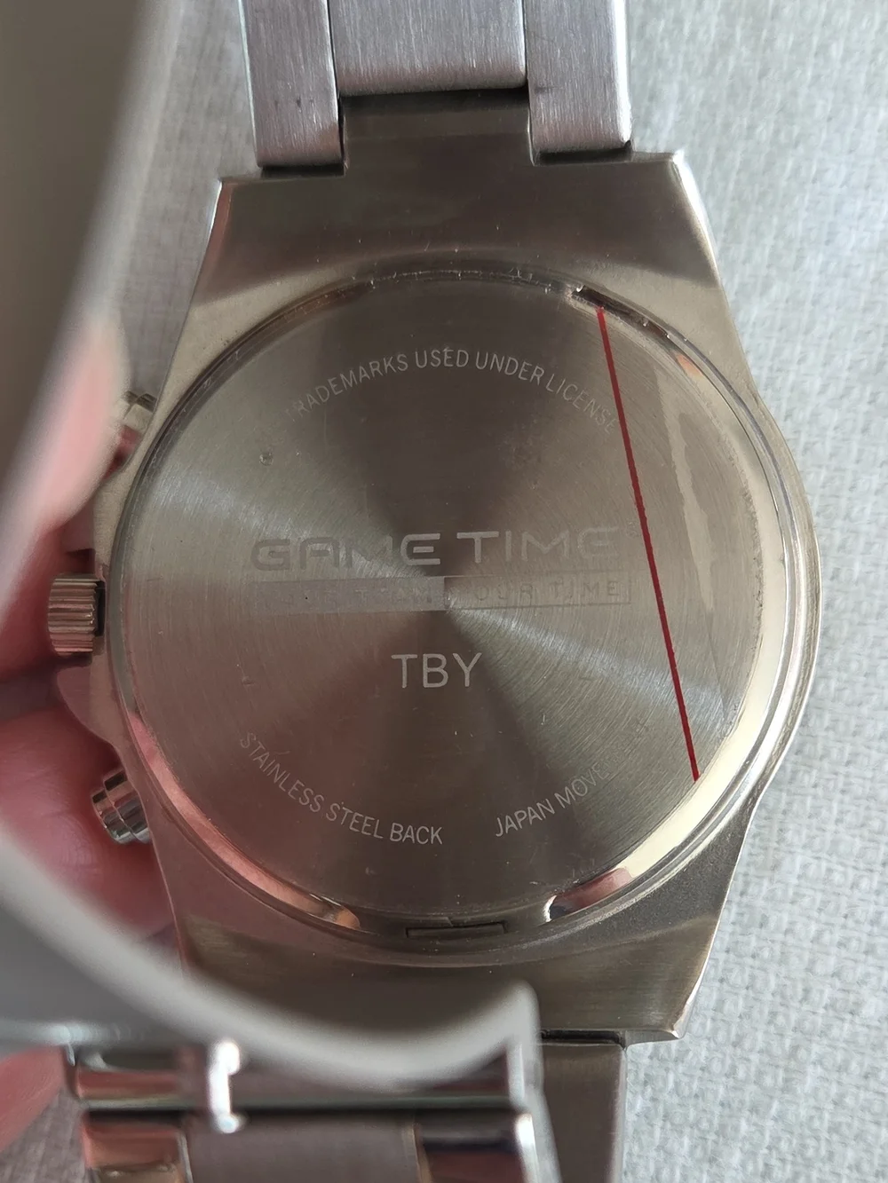 Game Time polished stainless
